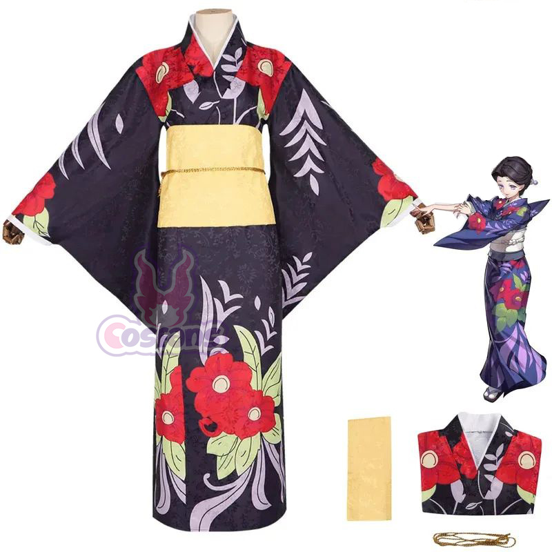 Bathrobe - Anime Tamayo Cosplay Kostümü Japon Baskılı