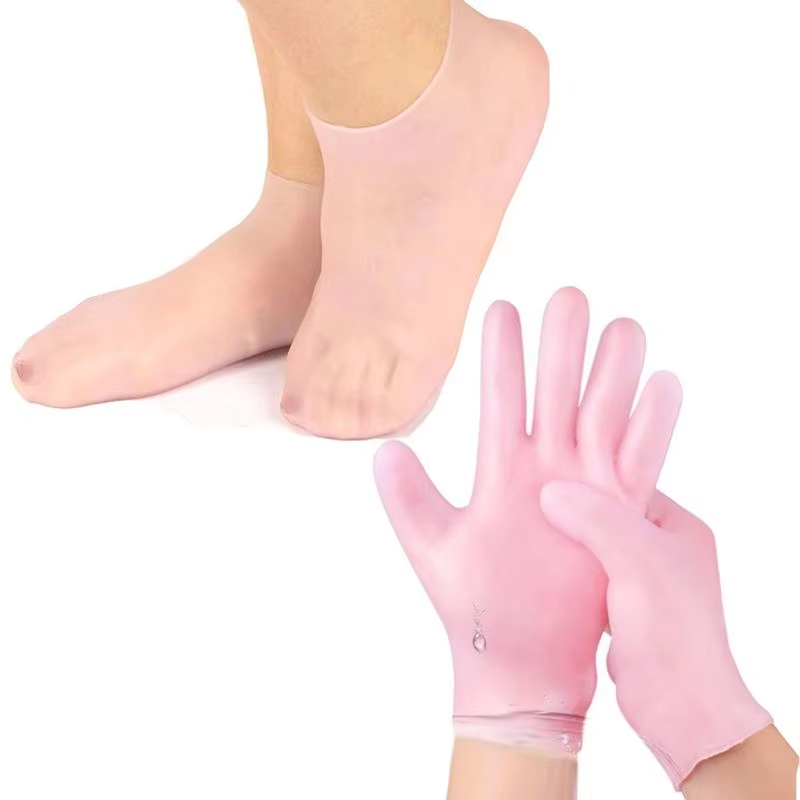 Foot Spa - 1 Çift Silikon Ayak Bakım Çorabı