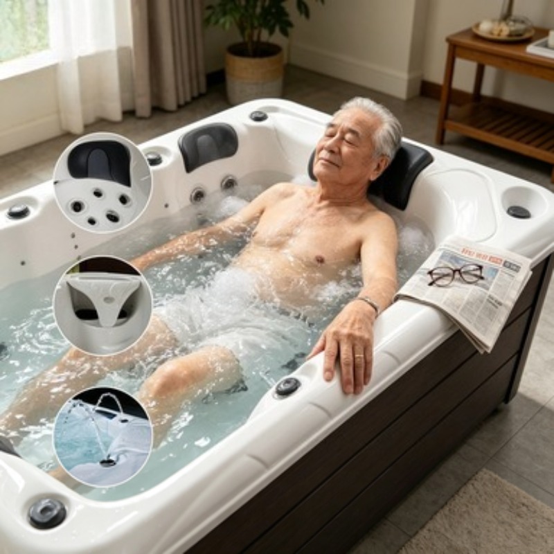 Spa Massager - Masajlı Küvet Akrilik Jakuzili Spa Küveti