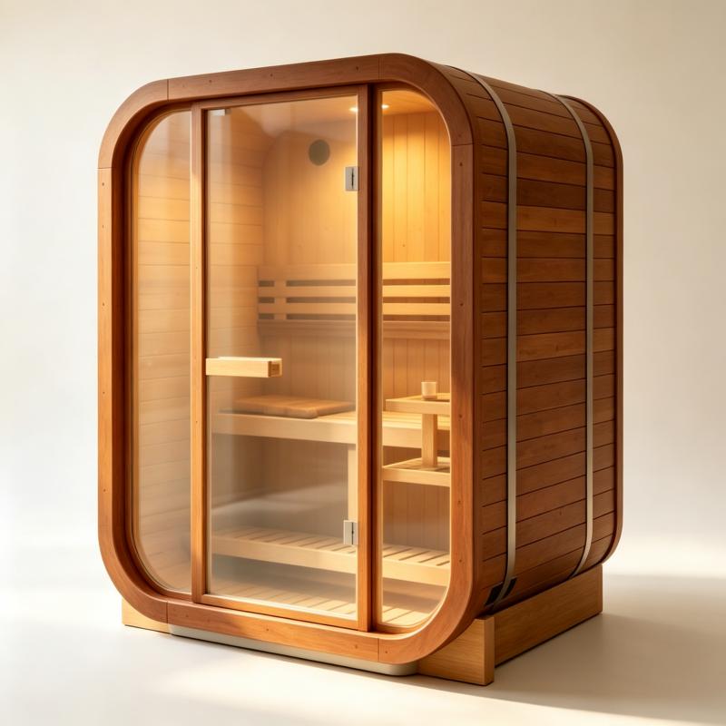 Spa Wellness Gym - Özel Tasarım Lüks Sauna Kabini, Masif