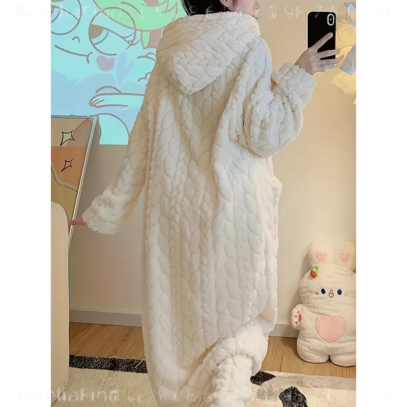 Kadın Flanel Bornoz Sonbahar K - Bathrobe incelemesi ve fiyatı