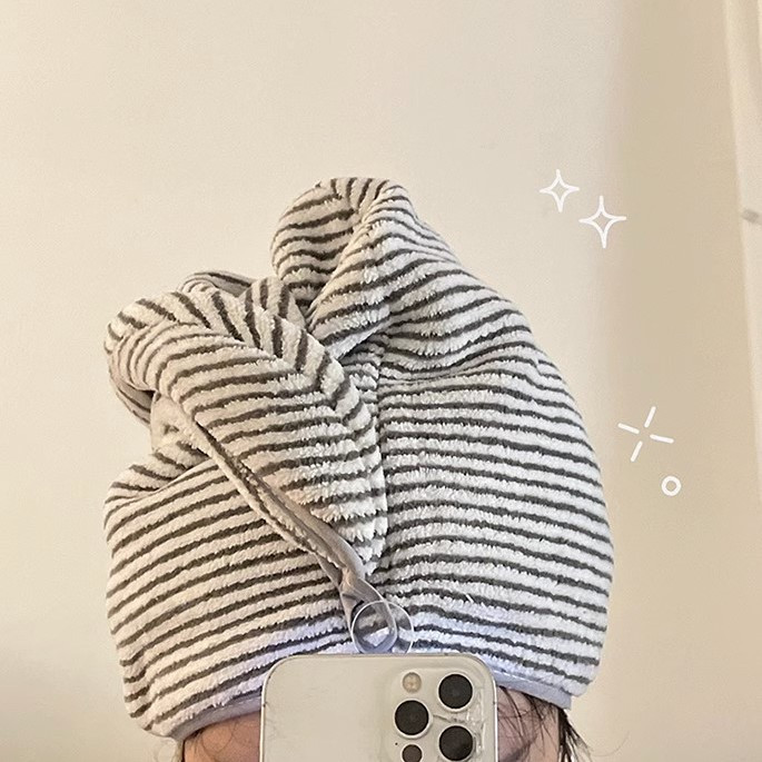 Mikrofiber Çizgili Saç Kurutma - Spa Towel incelemesi ve fiyatı